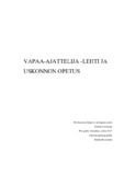 eRepo - Vapaa-ajattelija -lehti ja uskonnon opetus